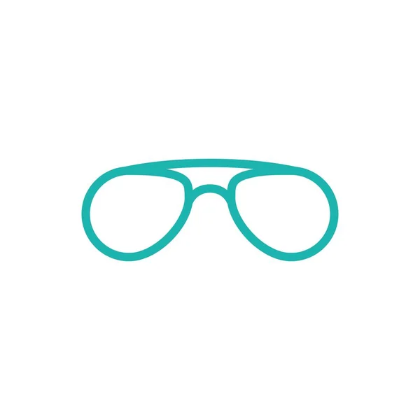 Gafas símbolo vector icono diseño — Archivo Imágenes Vectoriales