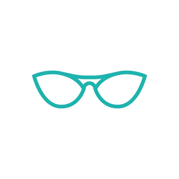 Glasögon symbol vektor ikon design — Stock vektor