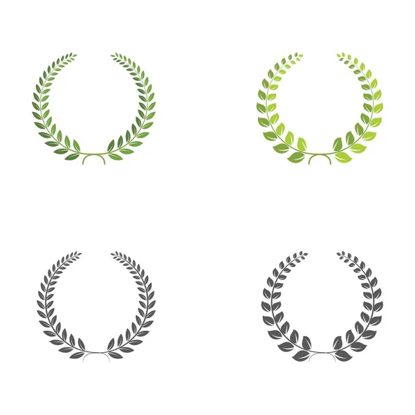 Logos der grünen Baumblattökologie — Stockvektor
