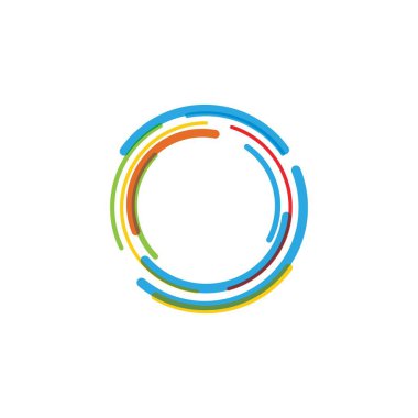 Küresel simge tasarım vektör illüstrasyon