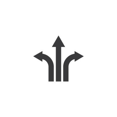 Yol vektör simgesi illüstrasyon tasarımı