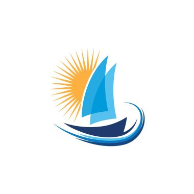 Cruise gemi vektör simgesi illüstrasyon tasarımı