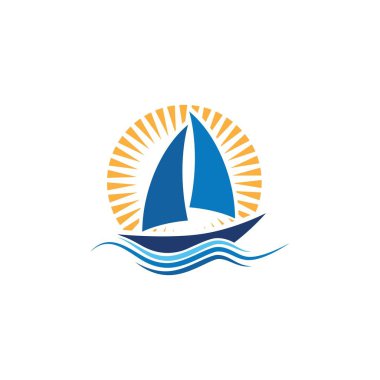 Cruise gemi vektör simgesi illüstrasyon tasarımı