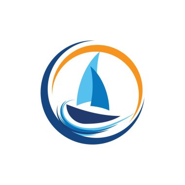 Cruise gemi vektör simgesi illüstrasyon tasarımı