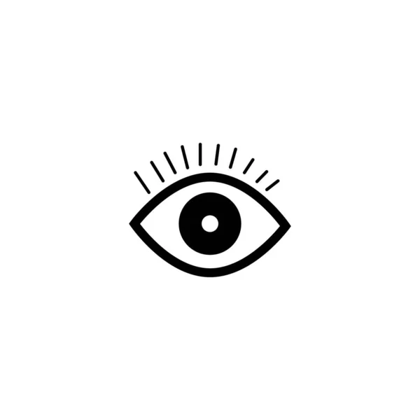Ontwerp van het vector logo van Eye Care — Stockvector