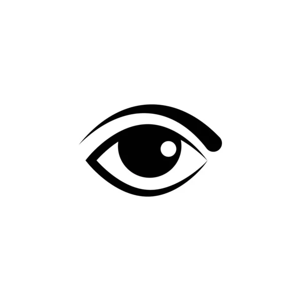 Diseño del logo del vector Eye Care — Archivo Imágenes Vectoriales