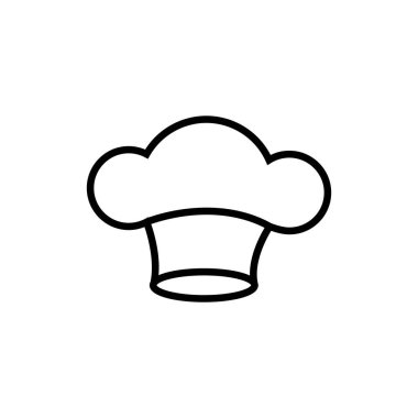 Şapka şefi logo şablonu