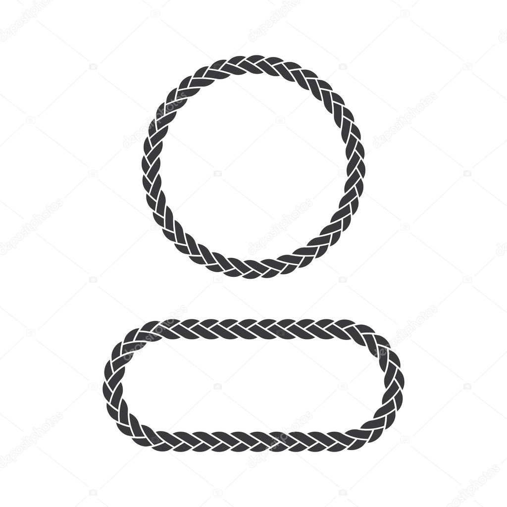 rope vector illustration design