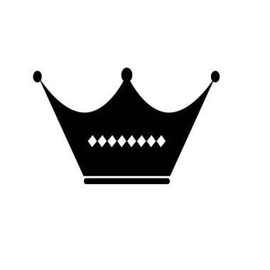 Crown Logo Şablon vektör simgesi