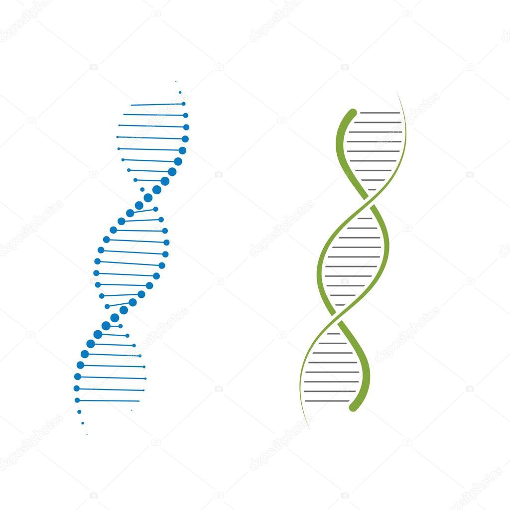 DNA vector icon illustration design