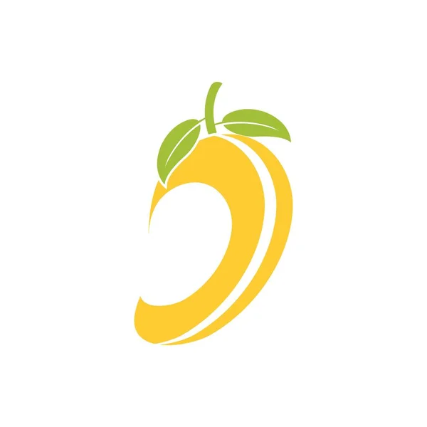Εικονίδιο Mango διάνυσμα απεικόνιση σχέδιο λογότυπο — Διανυσματικό Αρχείο