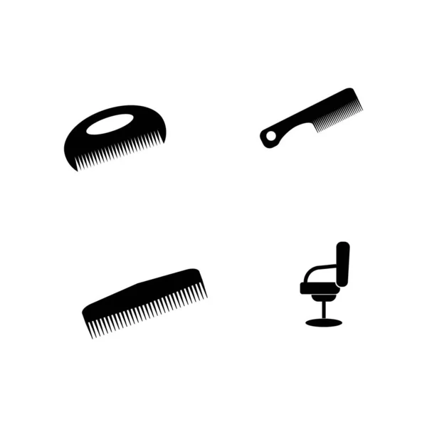 Friseur shop icon vektor illustration design logo — Stockvektor