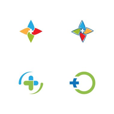 Sağlık tıbbi Logo şablonu vektör