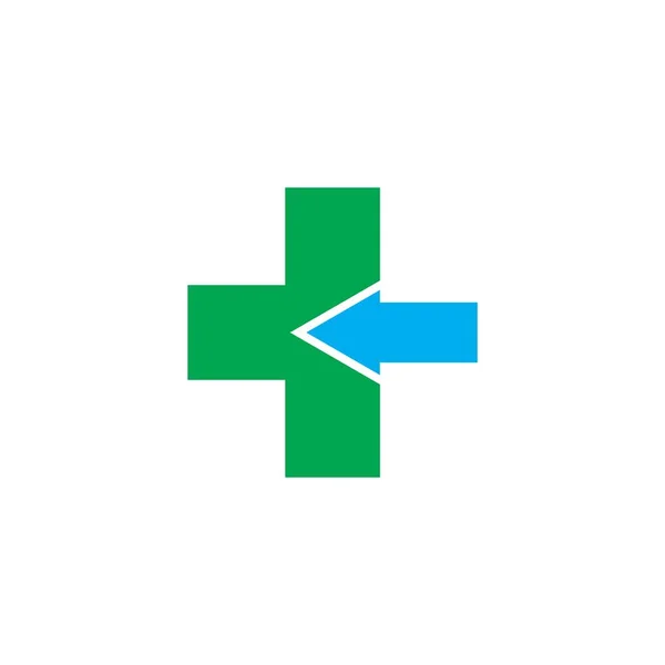 Saúde logotipo médico modelo vetor —  Vetores de Stock