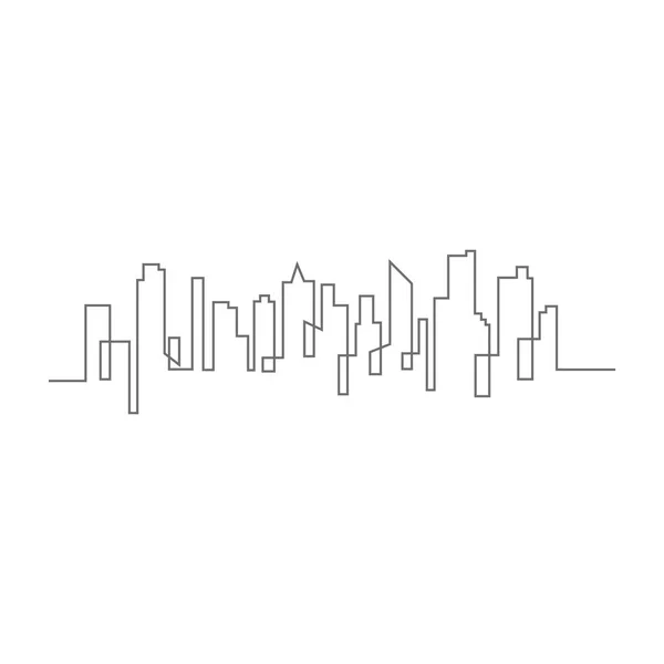 Ingatlan- és építőipari logó kialakítása — Stock Vector