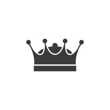 Crown Logo Şablon vektör simgesi
