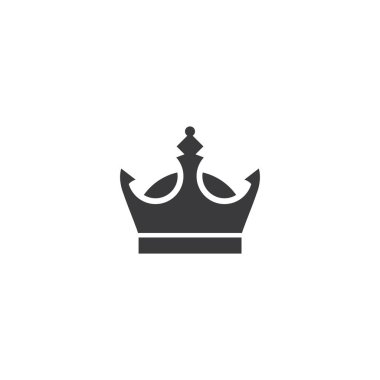 Crown Logo Şablon vektör simgesi