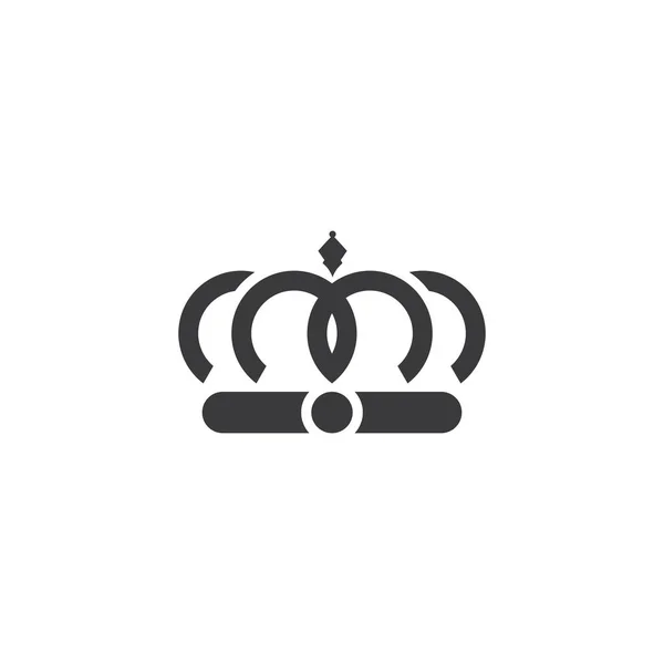 Vektorová ikona šablony loga koruny — Stockový vektor