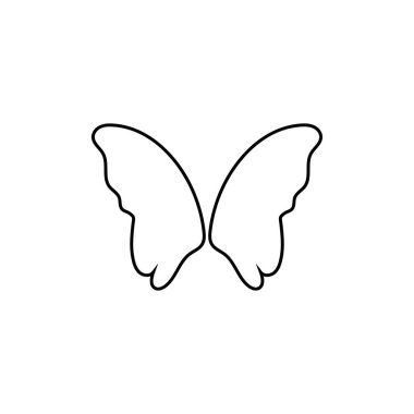 Güzellik kelebek simgesi tasarım