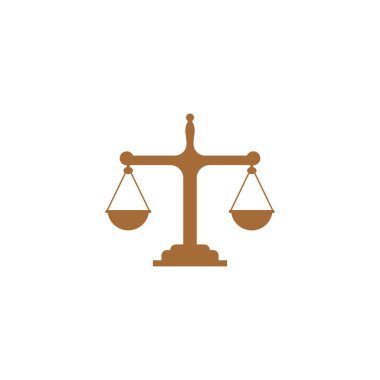 adalet hukuku Logo Şablonu