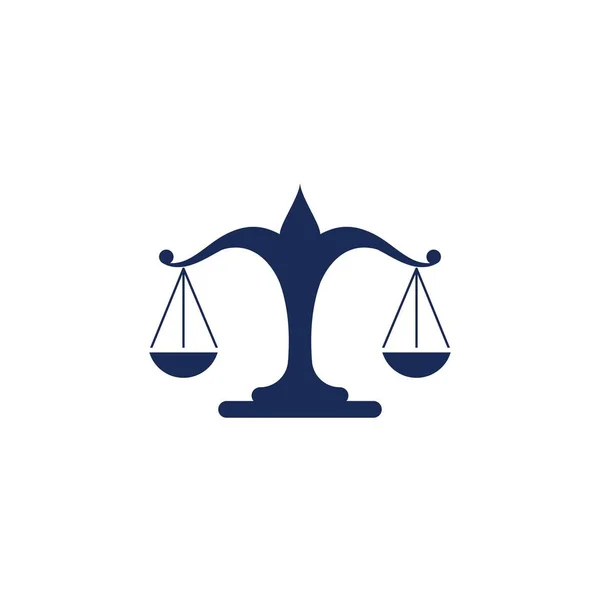 Закон справедливості Шаблон логотипу — стоковий вектор