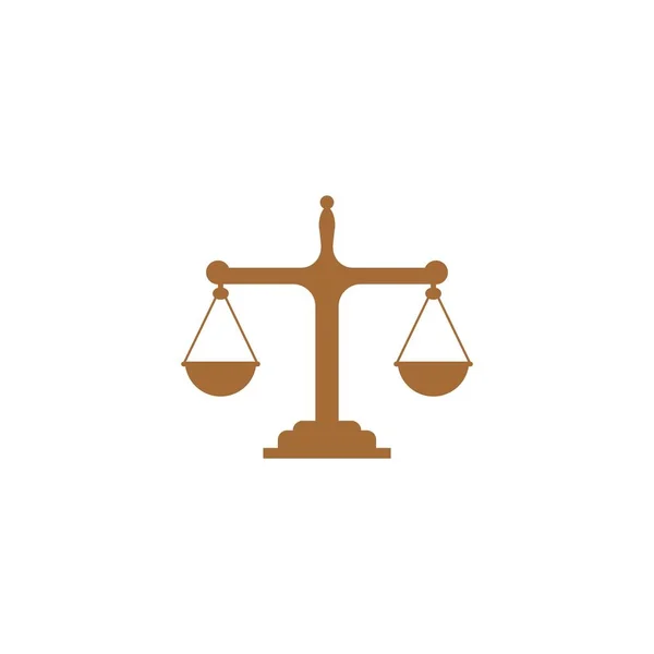 Закон справедливості Шаблон логотипу — стоковий вектор