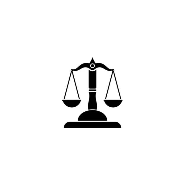 Zákon o spravedlnosti logo šablona — Stockový vektor