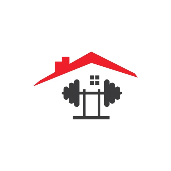 Ícone fitness Vector Design de ilustração Logotipo —  Vetores de Stock