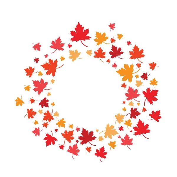 Maple leaf vectorillustratie — Stockvector