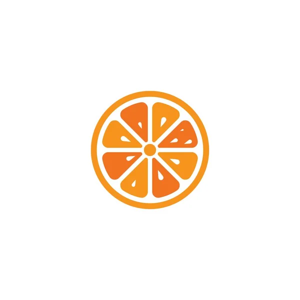 Orange Logo tervezés — Stock Vector