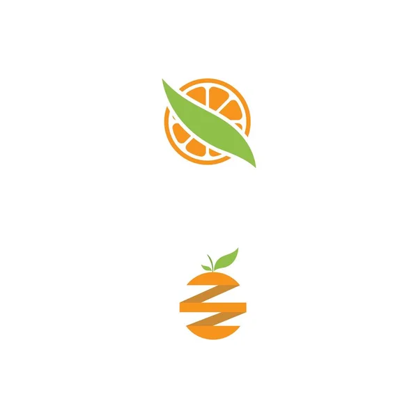 Design logo arancione — Vettoriale Stock