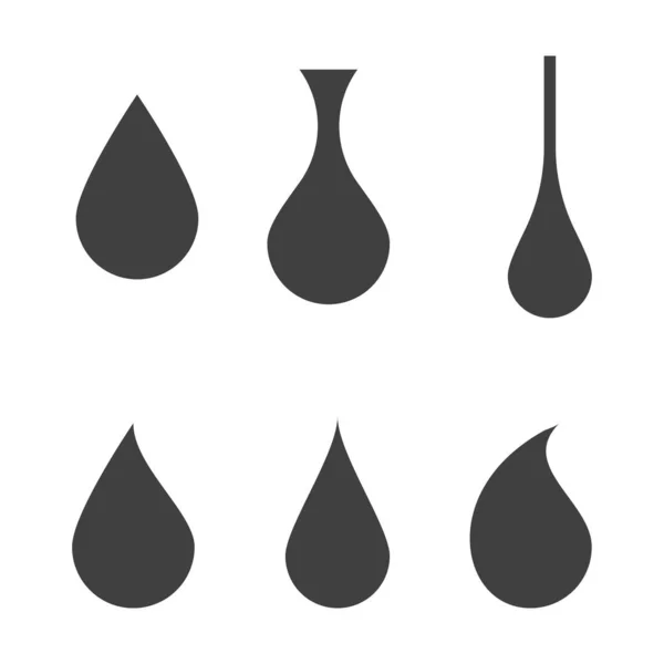 水滴标志模板矢量 — 图库矢量图片
