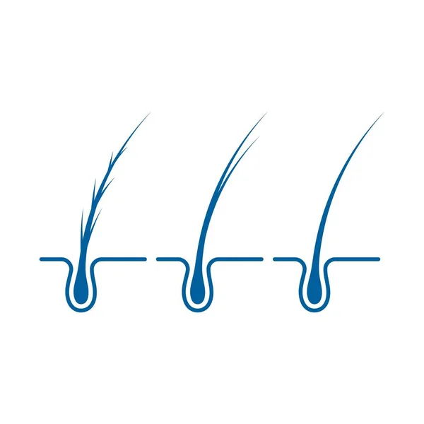 Ošetření vlasů vektorová ikona ilustrace — Stockový vektor