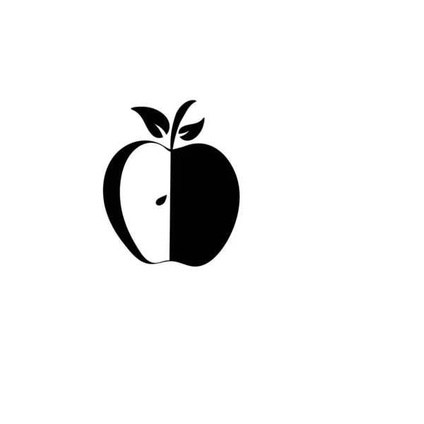 Design illustrazione vettoriale Apple — Vettoriale Stock