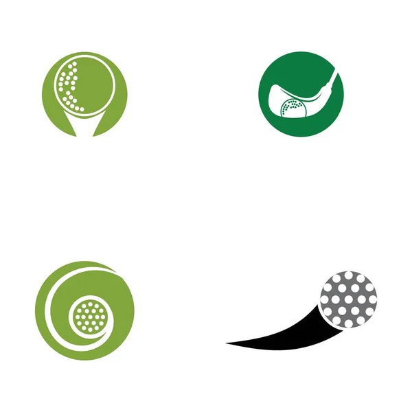 Golf Symbol Vektor Illustration Design Logo — Stockvektor