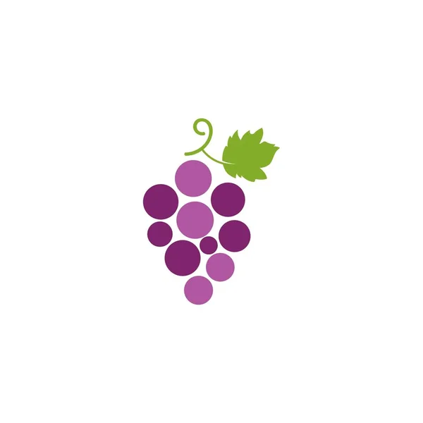 Grapes vector icon illustration design — Stock Vector