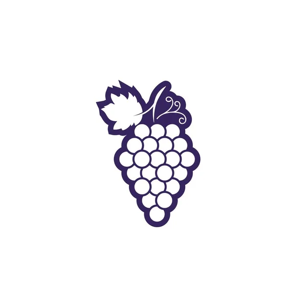 Grapes vector icon illustration design — Stock Vector