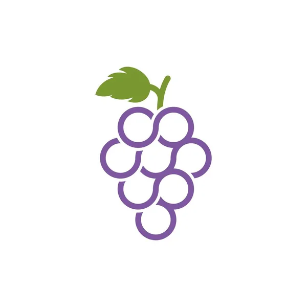 Grapes vector icon illustration design — Stock Vector