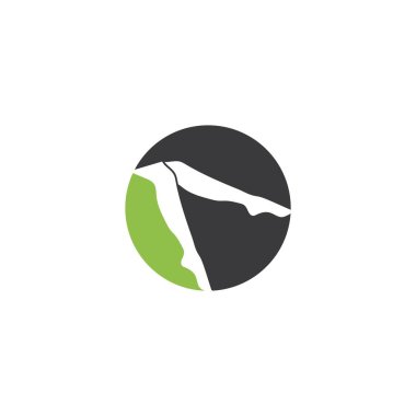 Logo şablonu vektör simge ayak