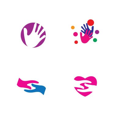 el simgesi Vektör İllüstrasyon Tasarımı Logosu