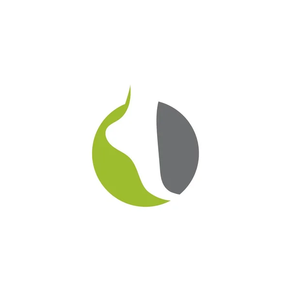 Pied Logo Modèle icône vectorielle — Image vectorielle