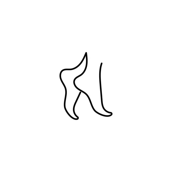 Pictogram van de vector Logo sjabloon voet — Stockvector