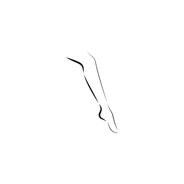 足のロゴのテンプレート ベクトル アイコン — ストックベクタ