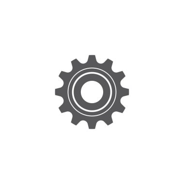 dişli simgesi logo vektör simgesi