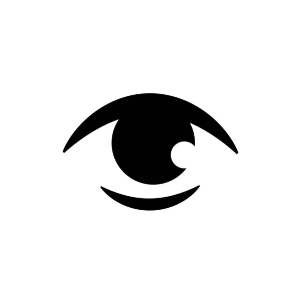 눈 관리 벡터 로고 디자인 — 스톡 벡터