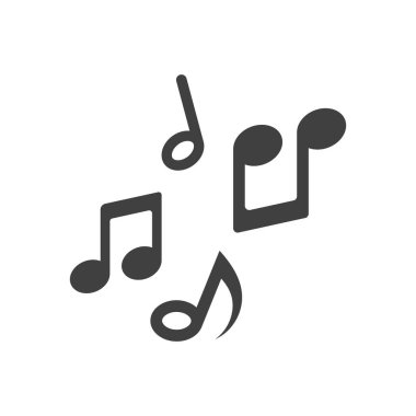 Not simge vektör illüstrasyon tasarımı