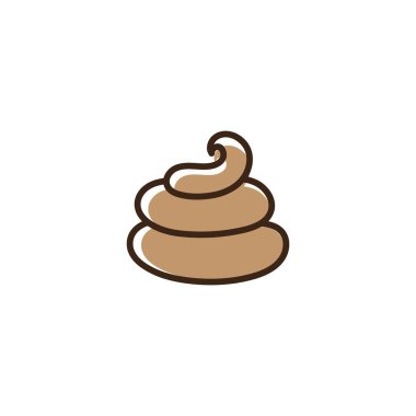Poo vektör resimleme şablonu