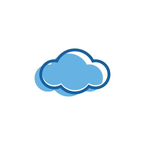 Хмарний Шаблон Векторний Дизайн Ілюстрації — стоковий вектор