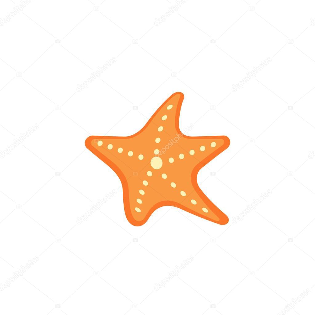 Star sea vector icon illustration design template