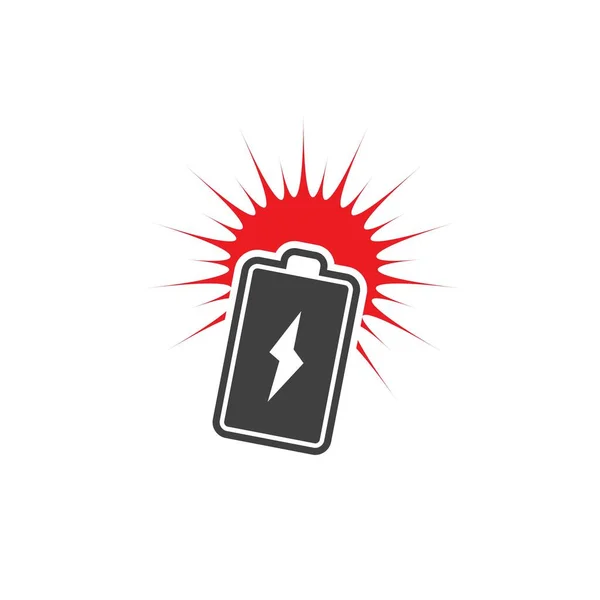 Power Icon Vector Illustratie Ontwerp Sjabloon — Stockvector